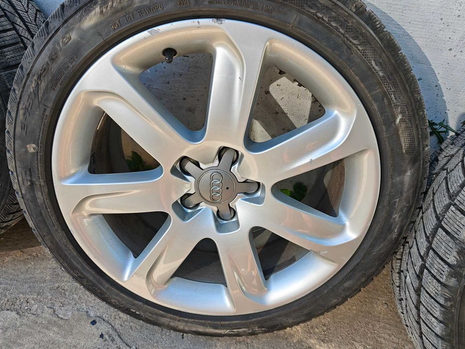 18 5х112 8.5ж ет32 лети джанти 4G8 601 025 AG за Ауди с гуми 245 45 18 Audi 5x112 8.5j et32 66.6mm