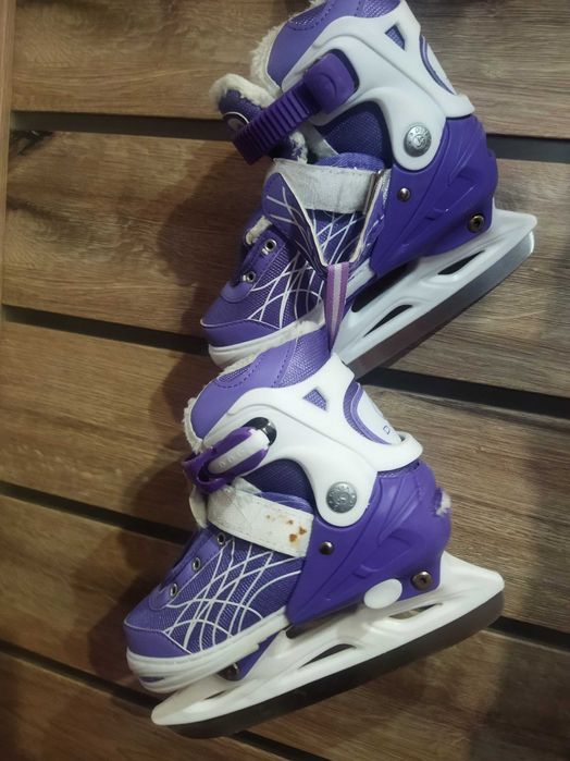 Коньки, детские, 32-37 (регулируемые)