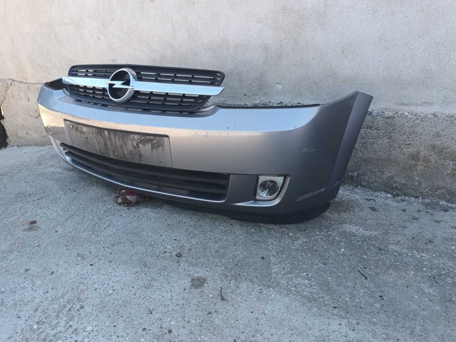 предна броня за опел мерива А с маска решетка халогени OPEL MERIVA A
