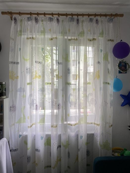 Perdea cu dinozauri copii