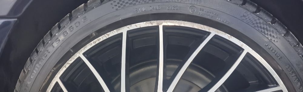 Продавам 4бр GMP Italia Enigma Black Diamond 19" + Continental 275/40 R19 зимни гуми
