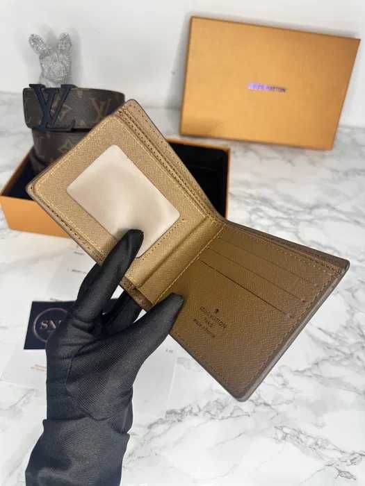 Vand Curea Louis Vuitton + Portofel Asortat