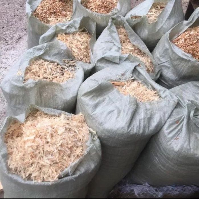 Опилки сухие карагач, с сушеных досок. Щепа для копчения.