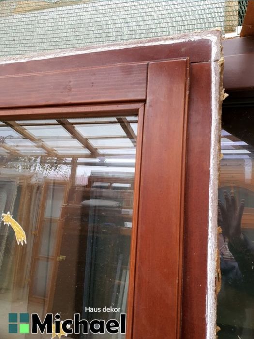 Usi terasa lemn masiv,cu obloane,Gaulhofer ,Austria (Sabrina 8221 )