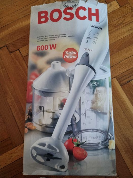 Vand mixer verical Bosch 600W nefunctional, accesorii noi