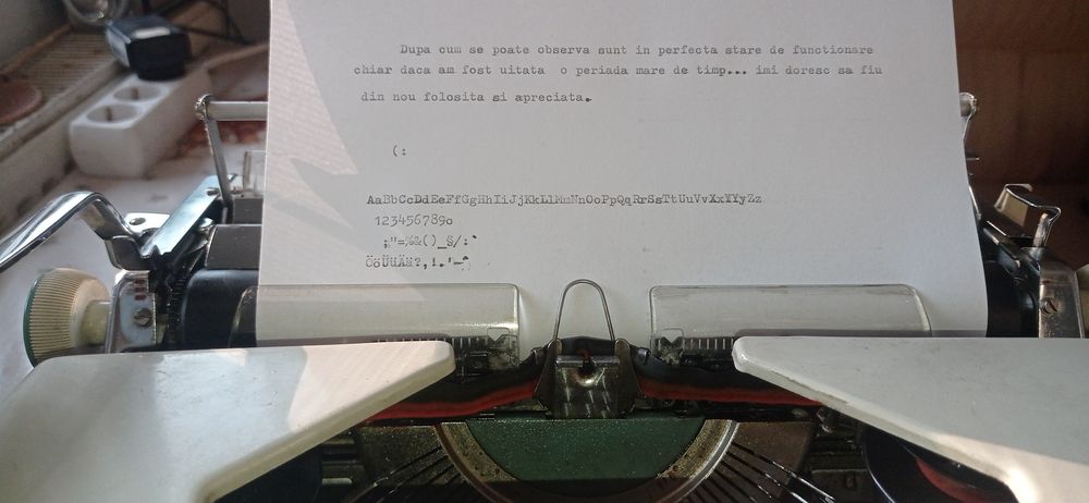 Mașina de scris mecanica full metal