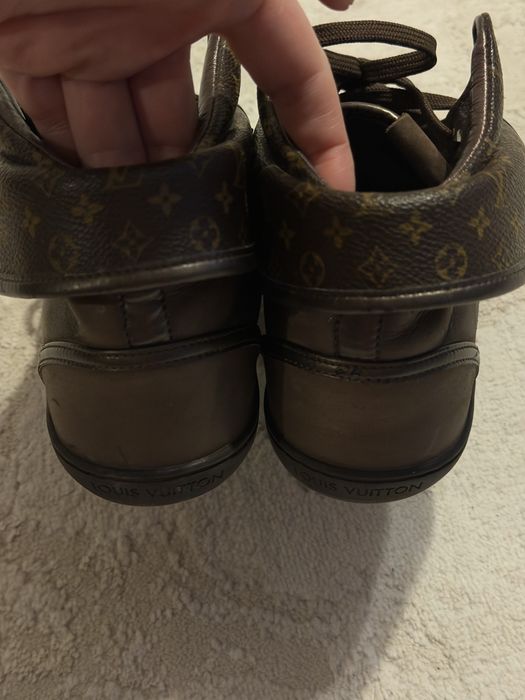Весенние кожанные кросовки Луи витон оригинал 100%