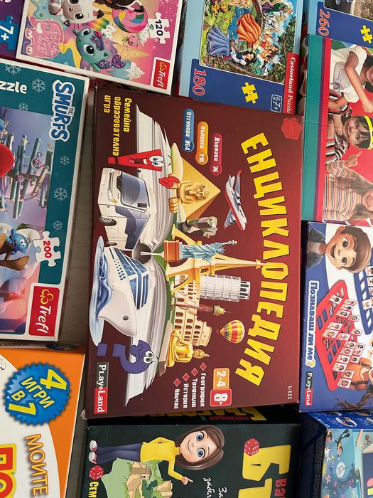 Детски играчки пъзели и образователни игри