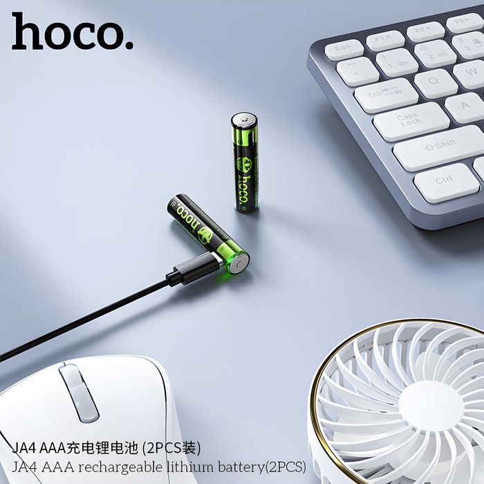 Hoco JA4 перезаряжаемые литиевые AAA-батарейки Rechargeable Battery