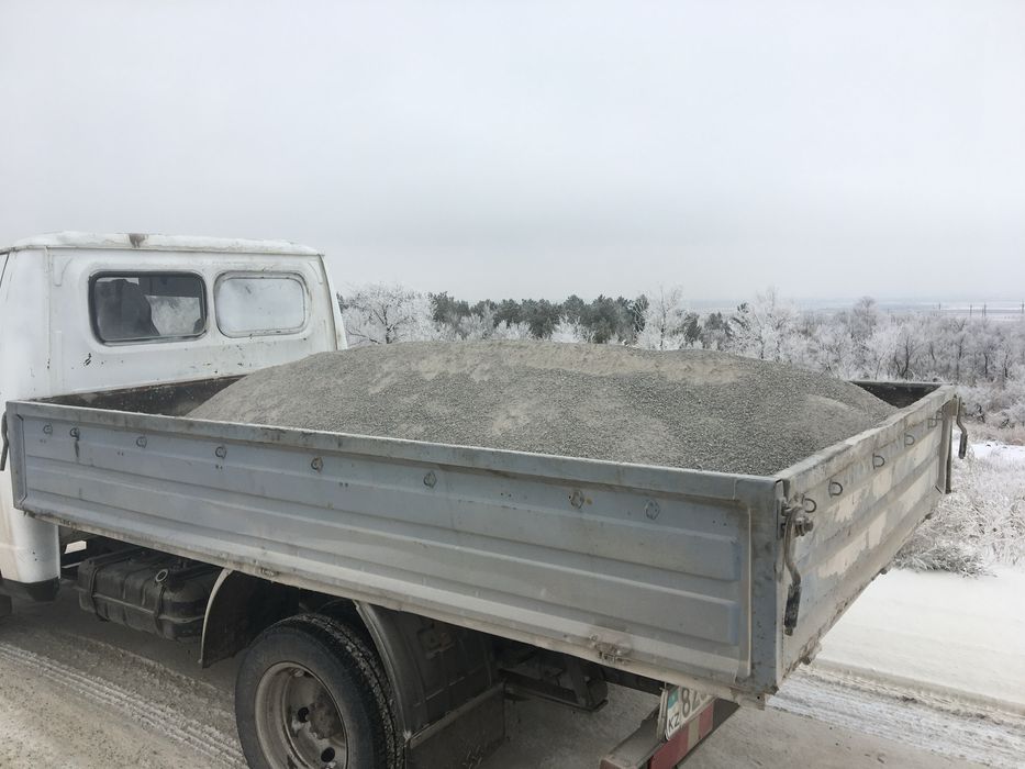 Песок, балласт, щебень, отсев мешками