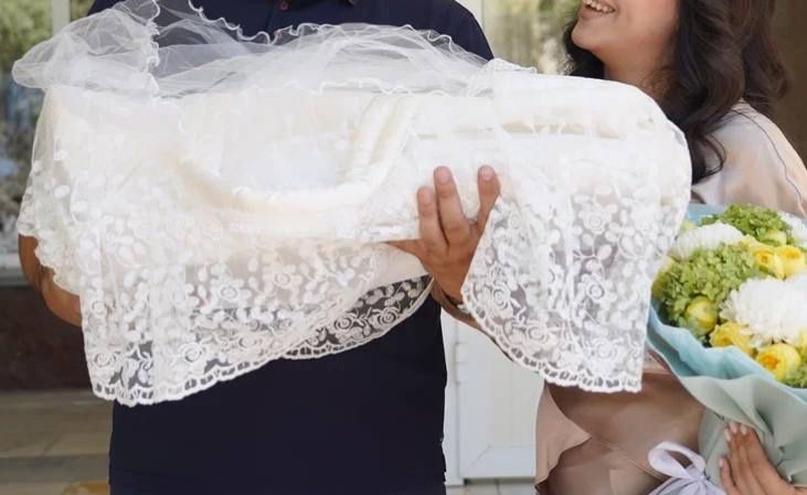 Детский конверт на выписку