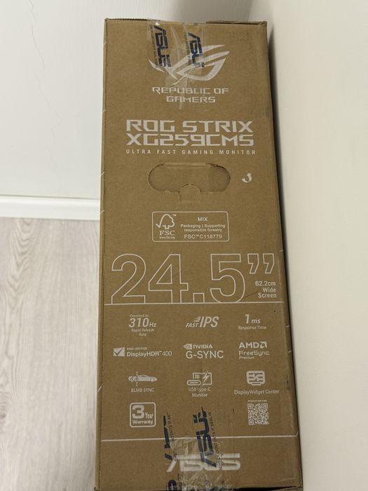 Asus rog strix xg259cms 310 гц