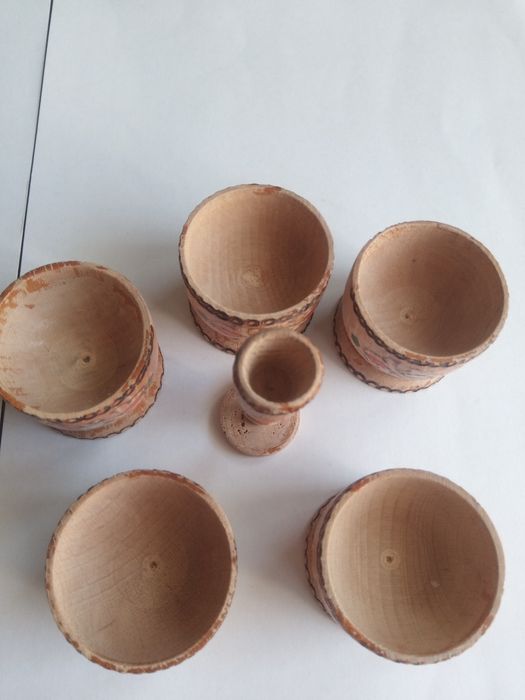 Сглобяема дървена солничка