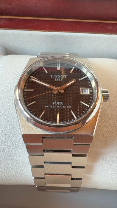 Tissot PRX Powermatic 80 (Black waffle)