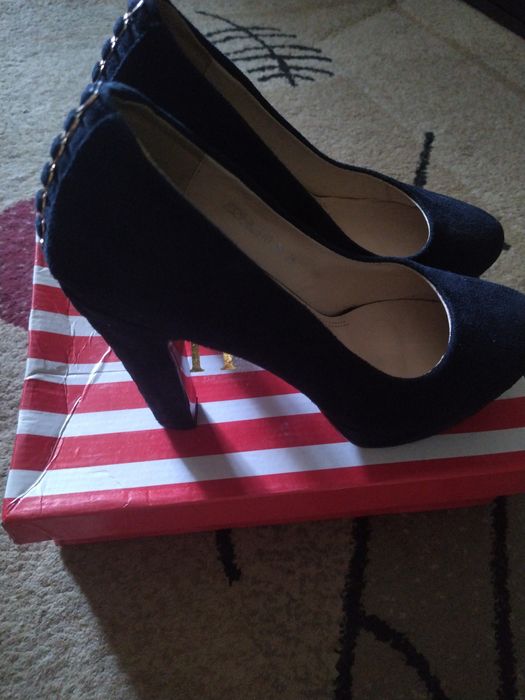 Туфли женские замшевые