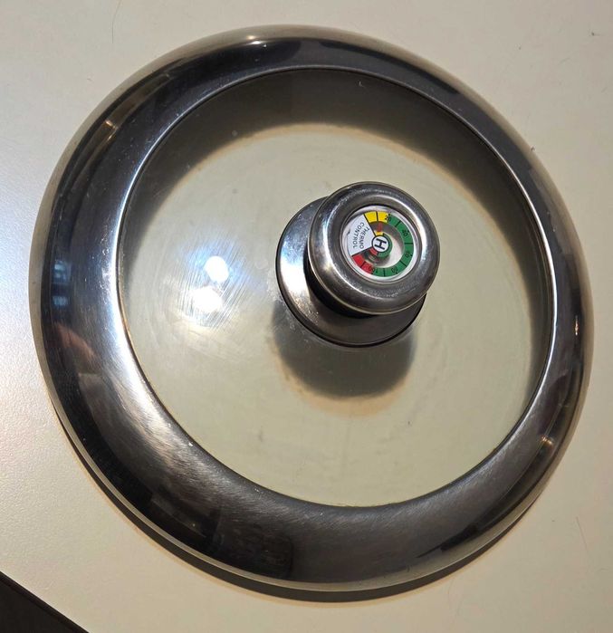 2 Tigai Inox, grele, Tigaie Diet Life, 25 și 27 cm, cu capace termo