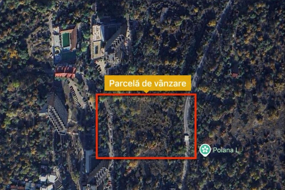 Teren de vânzare – Băile Herculane | Zonă hotelieră premium (Minerva – Diana) - 2223 mp