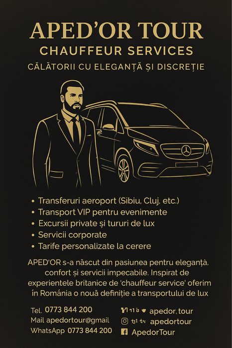 Transfer Aeroport / Transport persoane VIP / Luxury Travel