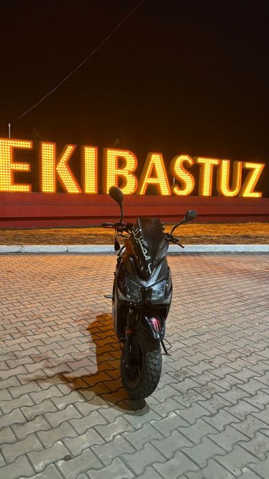 Скутер самурай черный