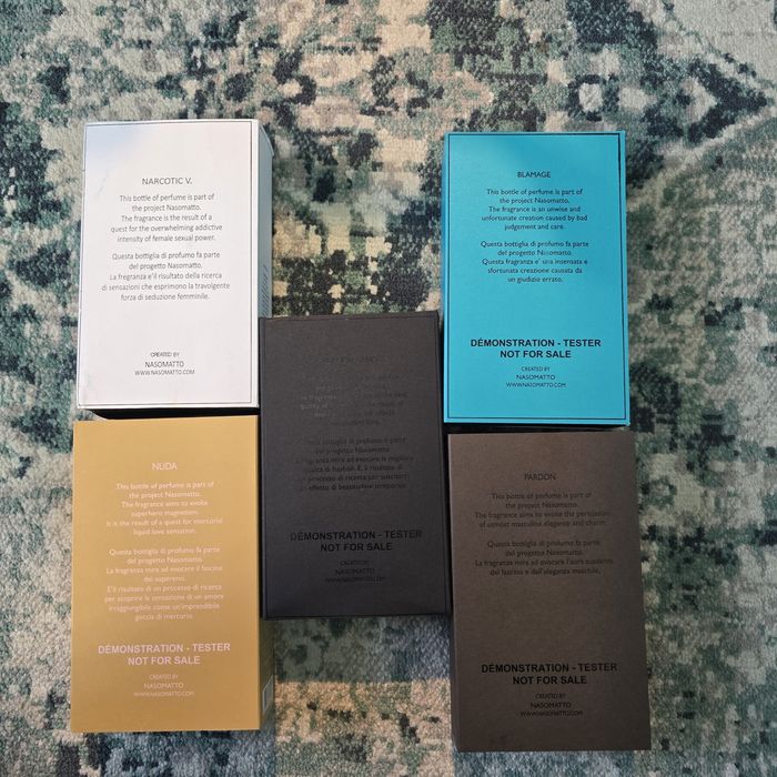 Pachet 5 Nasomatto 30 ml extract de parfum
