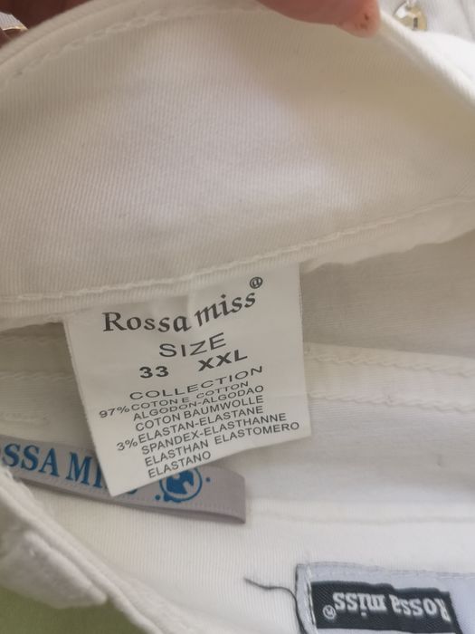 Бели дънки Rossa miss