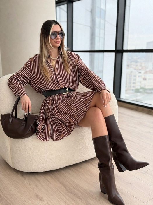 Различна и ефектна рокля налична в размер S/M/L