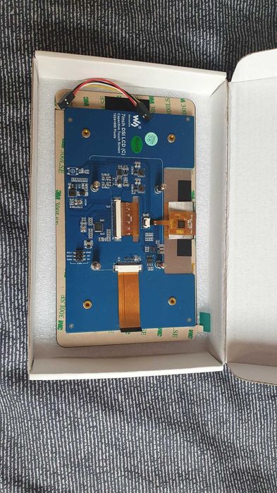 Display Touchscreen Waveshare 7 inch DSI LCD (C) 1024x600 pentru Raspberry Pi - Nou