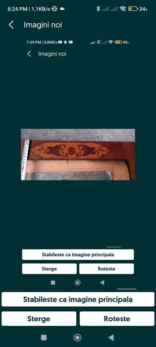 Tablou vechi foto cu rama lemn