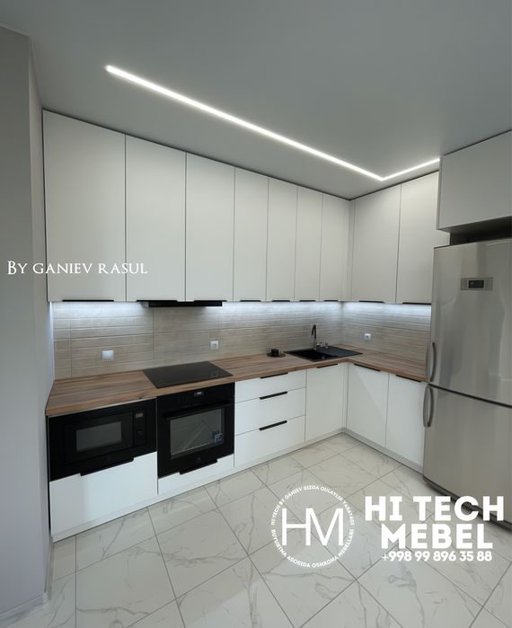 Кухнни шкаф хайтек Кухонный гарнитур Кухонная мебель ошхона мебели