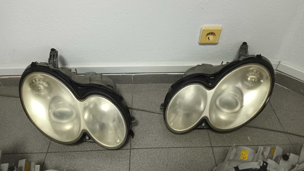 Mercedes CLK SLK SL CL C215 ксенон ляв десен фар xenon far сл слк цлк