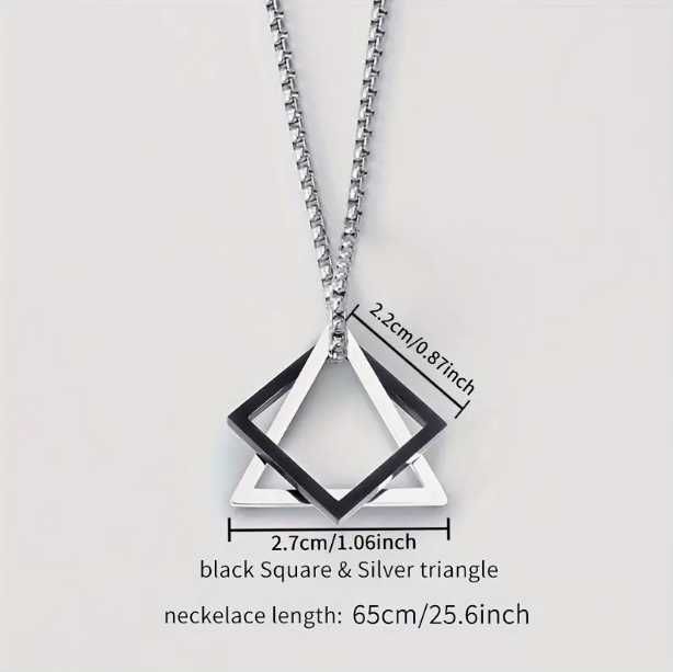 Медальон с преплетени геометрични фигури