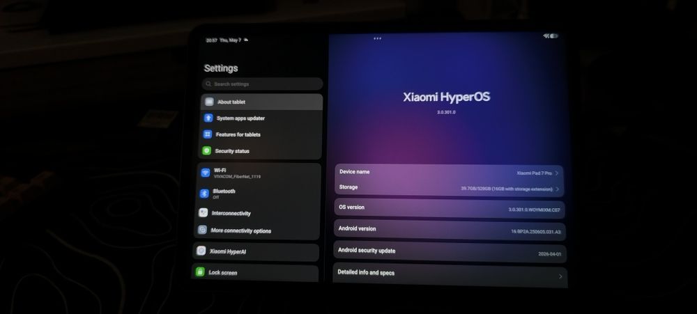 Xiaomi Pad 7 Pro 512GB / 12GB RAM – КАТО НОВ! 100% Батерия (29 цикъла)