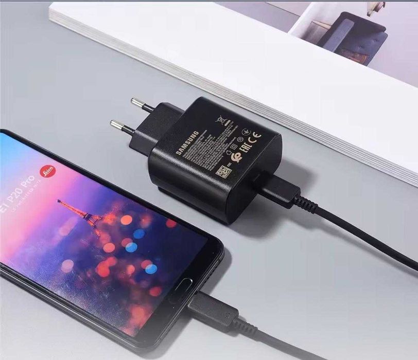 Incarcator Samsung 45w +Cablu Original S25 Ultra S24 Ultra, S23 Ultra