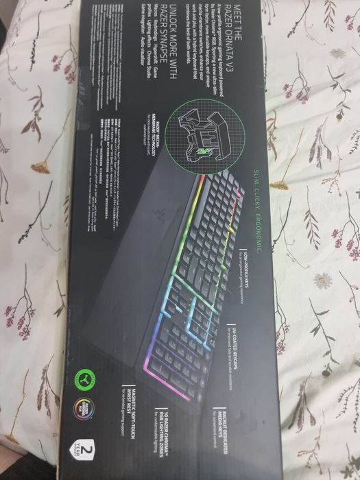 Razer Ornata v3 low profile gaming keyboard