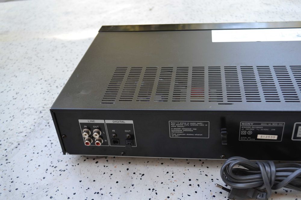 Minidisc Sony MDS-302 DEFECT