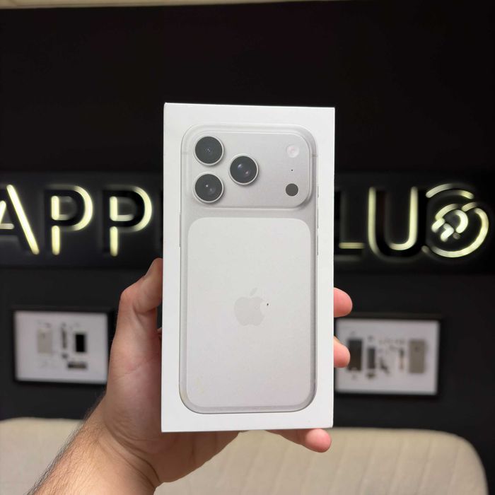 iPhone 17 Pro 256Gb Silver Nou/Sigilat + 24 Luni Garanție/ Apple Plug