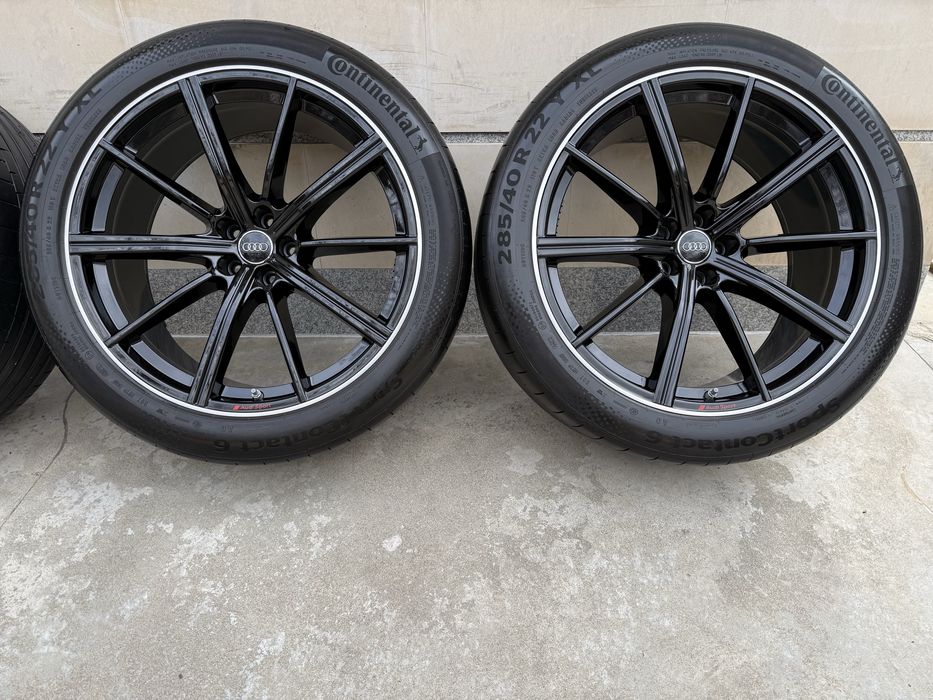 Оригинални джанти 22 цола AUDI SPORT Q7 SQ7 SQ8 RSQ Ауди Кю 8 RS6 BBS Audi SPORT RS6 летни гуми 285/40R22 Q8 MTM ABT 22 цола 5Х112 speedline original