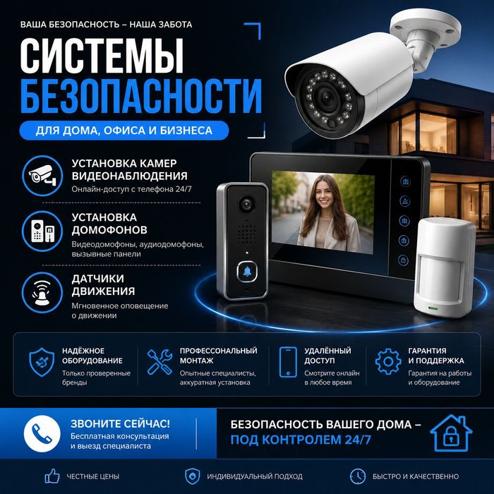 Виденаблюдение и система безопастности
