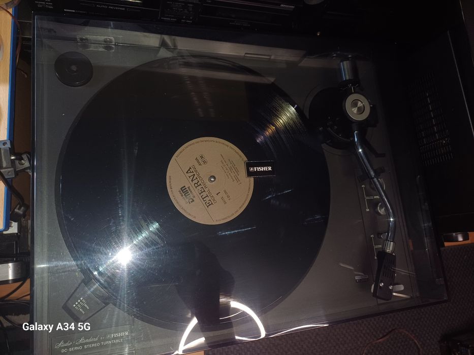 Fisher Mt-6211 belt drive pick-up dc-servo stereo ca siTechnics