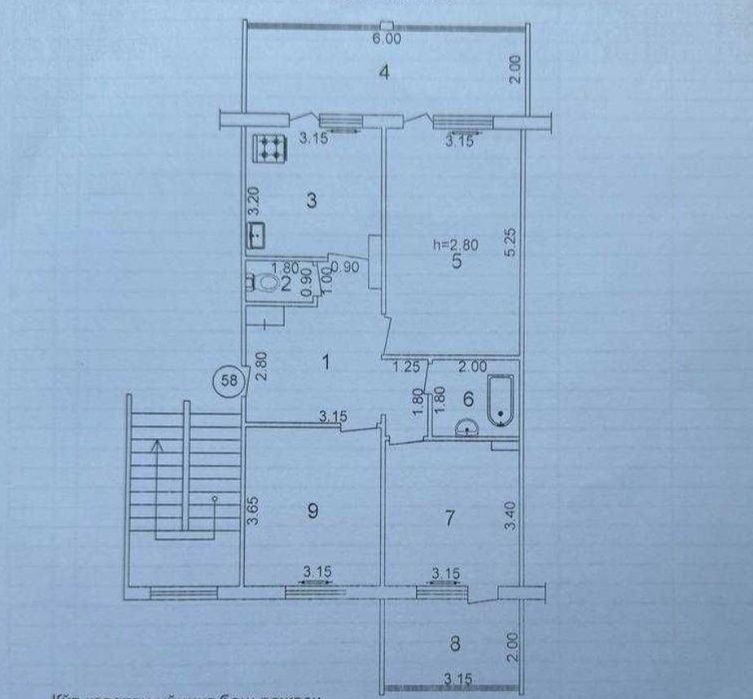 Квартира 3в4/2/9