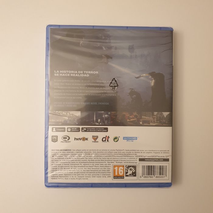 SIGILAT Alan Wake Remastered PS5/Playstation 5