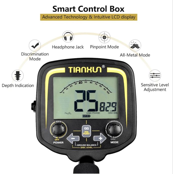 Detector metale cu accesorii
