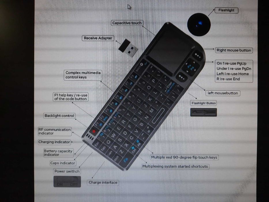 Безжични мини блутут клавиатури за смартфони и таблети + USB кабел