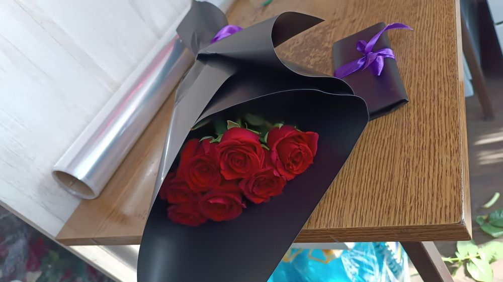 Цветы букеты розы