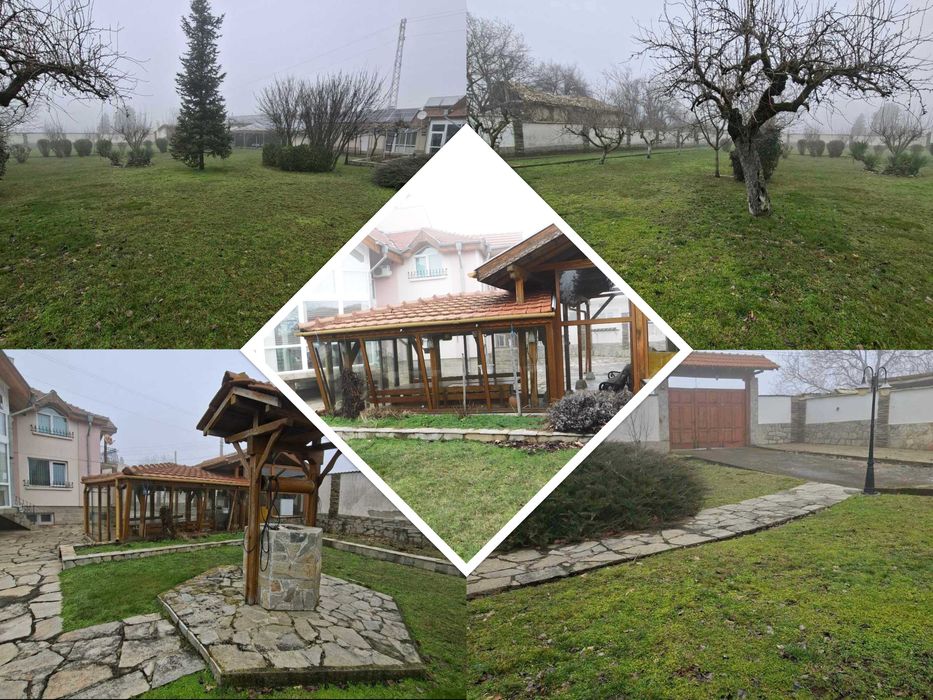 Уникална къща с ФЕЦ допълнителни постройки и двор, с. Медовина, Попово