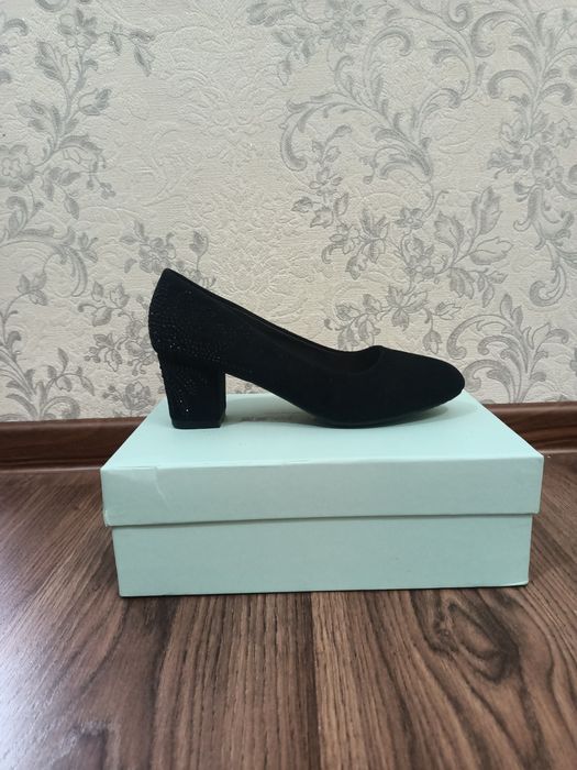 Туфли женские замшевые