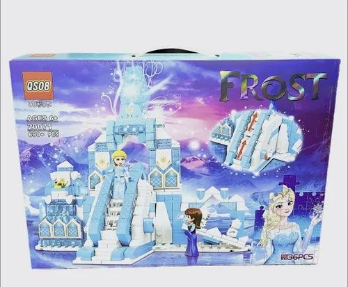 Голям Комплект Конструктор + Пъзел Frozen Замръзналото кралство, 890 ч