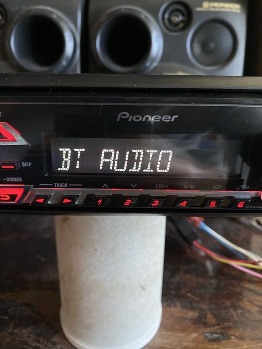 Pioneer MVH-350BT - BLUETOOTH, USB, Aux авто радио плеър за кола cd сд