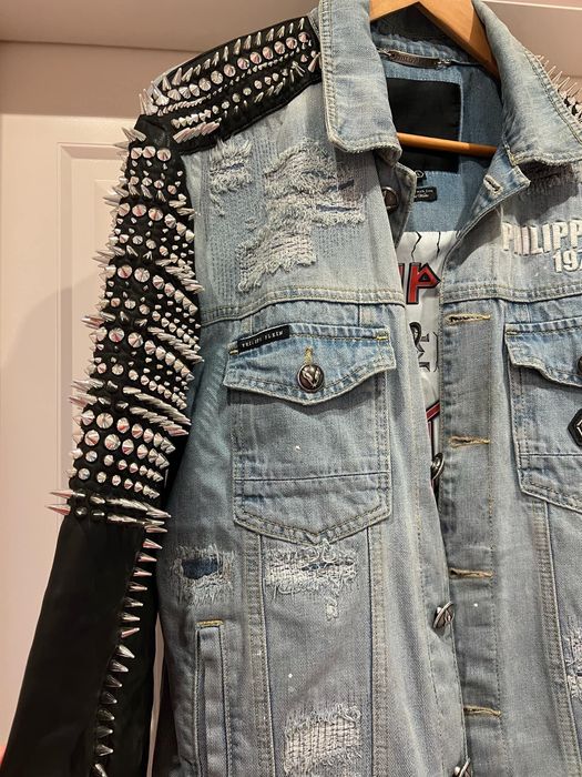 100% Philipp Plein original denim jacket