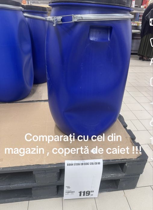 Butoi de plastic  150  litri